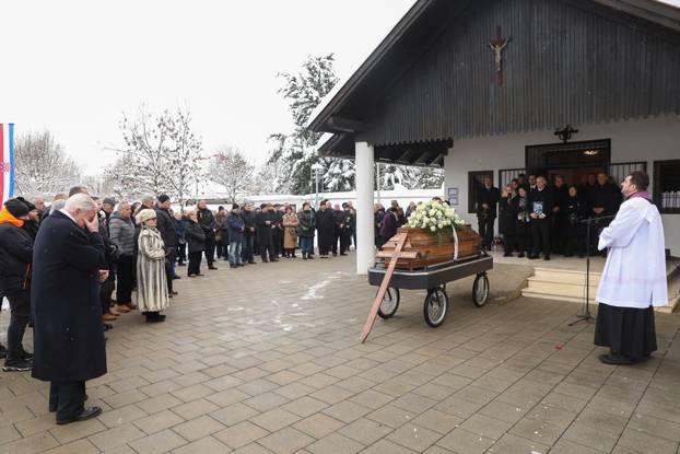 Zagreb: Sprovod Marijana Čerečeka na Stenjevačkom groblju
