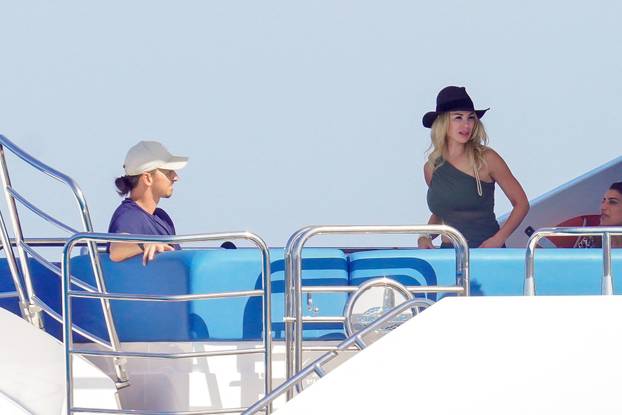 Zlatan Ibrahimovic and his wife Helena enjoy holiday with their kids on a yacht in St-Tropez