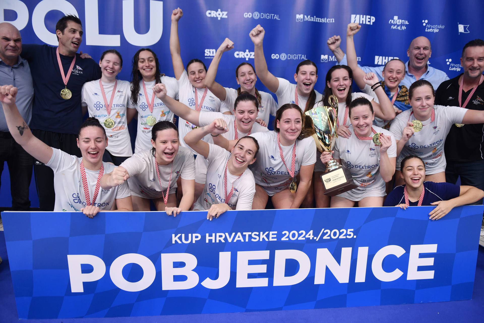 Finale Kupa Hrvatske u vaterpolu za žene: VK Jadran - ŽAVK Mladost