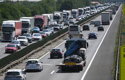 Nesreća kod Svetog Roka, kolona duga pet kilometara