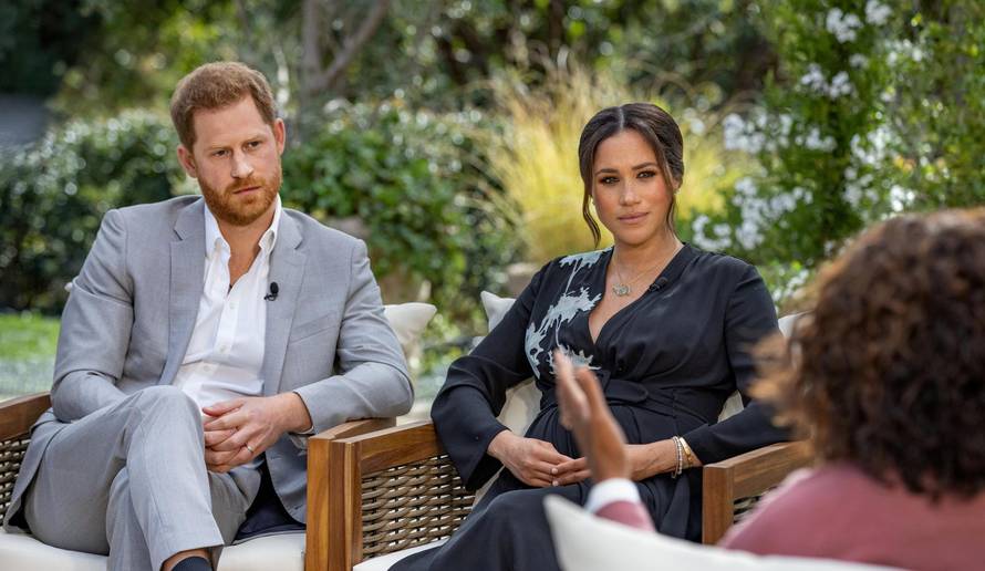 FILE PHOTO: Meghan and Harry give interview to Oprah Winfrey