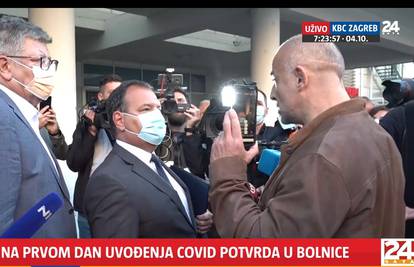 Ravnatelj KBC Zagreb nakon drame s prosvjednicima: Ne tjeramo nikoga na cijepljenje