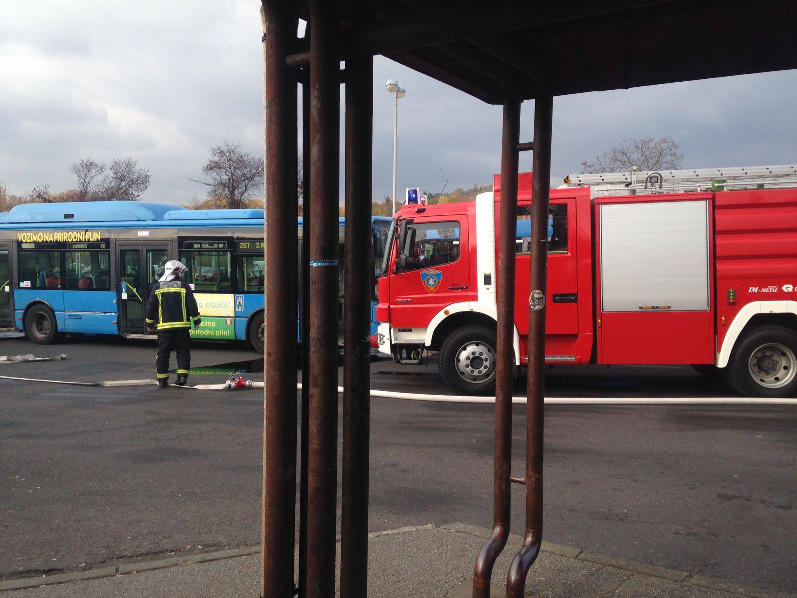 Kaos na Črnomercu: Sudar tri busa, jednom vozaču je pozlilo