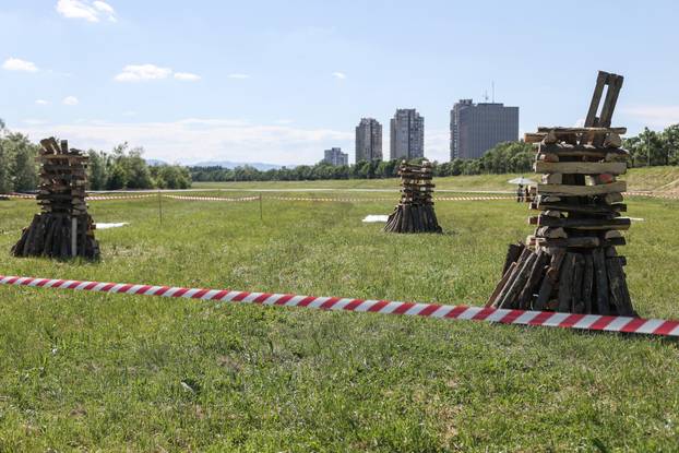 Zagreb: Pripreme za Trnjanske kresove