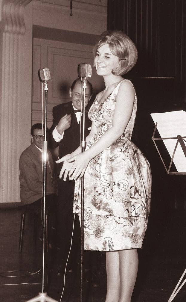 This concert featured the orchestra of Nikica Kalodjera with singers, including Gabi Novak, in Maribor in 1961. It highlights a significant musical performance in the Yugoslav cultural landscape.