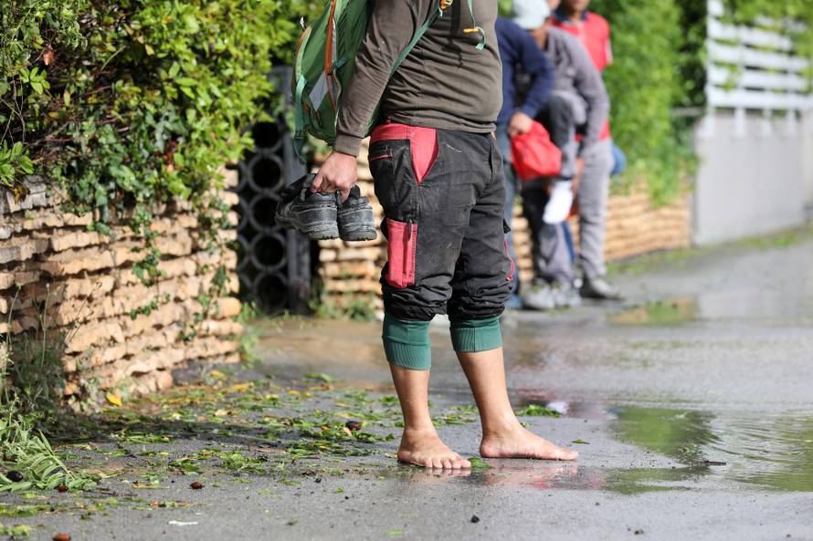 Potopljene ulice Medulina nakon jakog nevremena