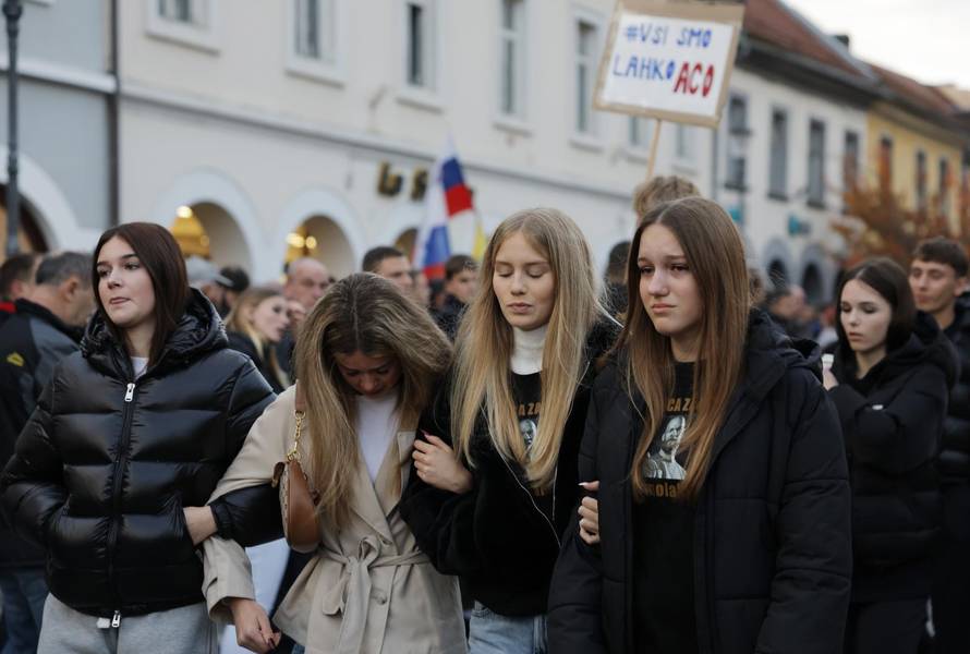 Novo Mesto: Građani pristižu na prosvjedni skup, održat će se i politički summit
