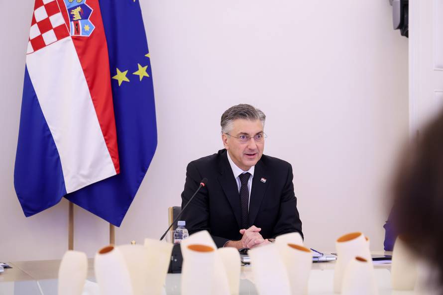 Zagreb: Andrej Plenković primio predstavnike Zajednice saveza osoba s invaliditetom Hrvatske 