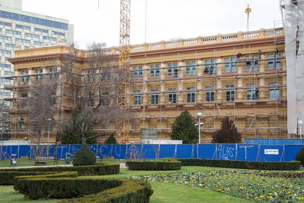 Radovi na muzeju Mimara otkrivaju novu boju zgrade