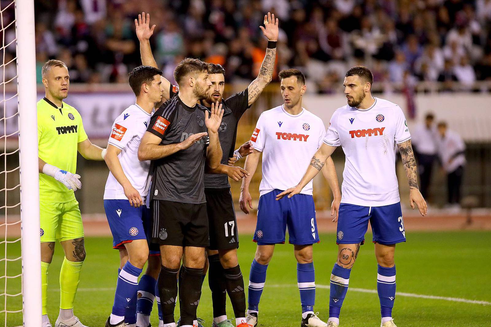 Hajduk i Dinamo sastali se u polufinalu SuperSport Hrvatskog nogometnog kupa