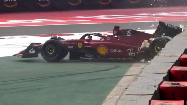 VIDEO Krš i lom na Formuli 1: Leclerc je izazvao dugi prekid