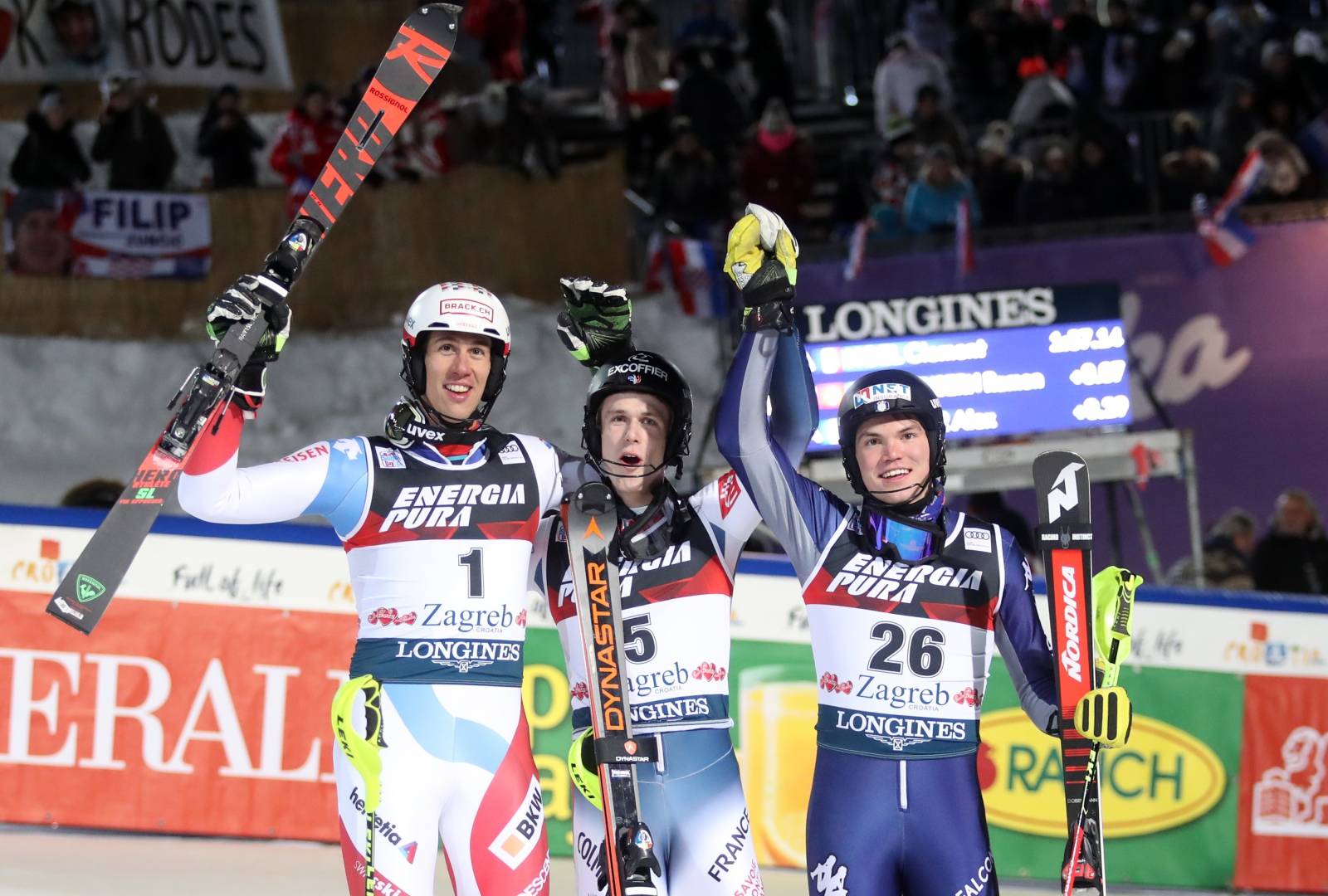 Zagreb: Noel Clement pobjednik je  muškog slaloma Audi FIS Svjetskog skijaškog kupa