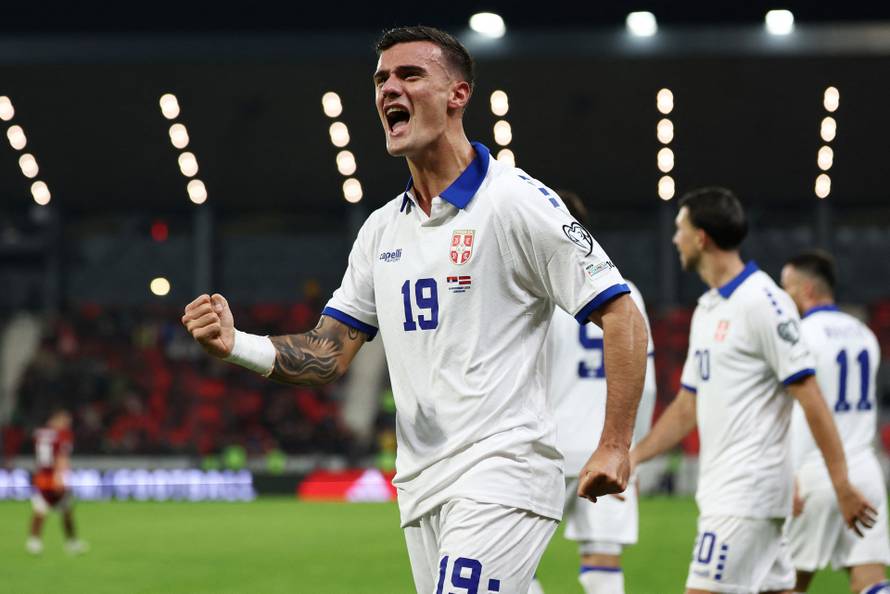 World Cup - UEFA Qualifiers - Group K - Serbia v Latvia