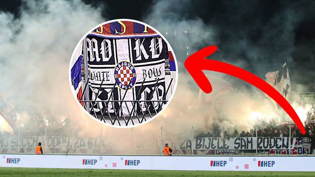 Hajduk će se žaliti HNS-u zbog kazne za ovaj transparent...