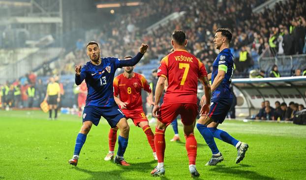 Utakmica kvalifikacija za Svjetsko nogometno prvenstvo 2026. Crna Gora - Hrvatska