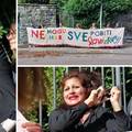 Iranka u suzama rezala kosu na prosvjedu u Zagrebu: 'I Iran treba slobodu, samo to tražimo'