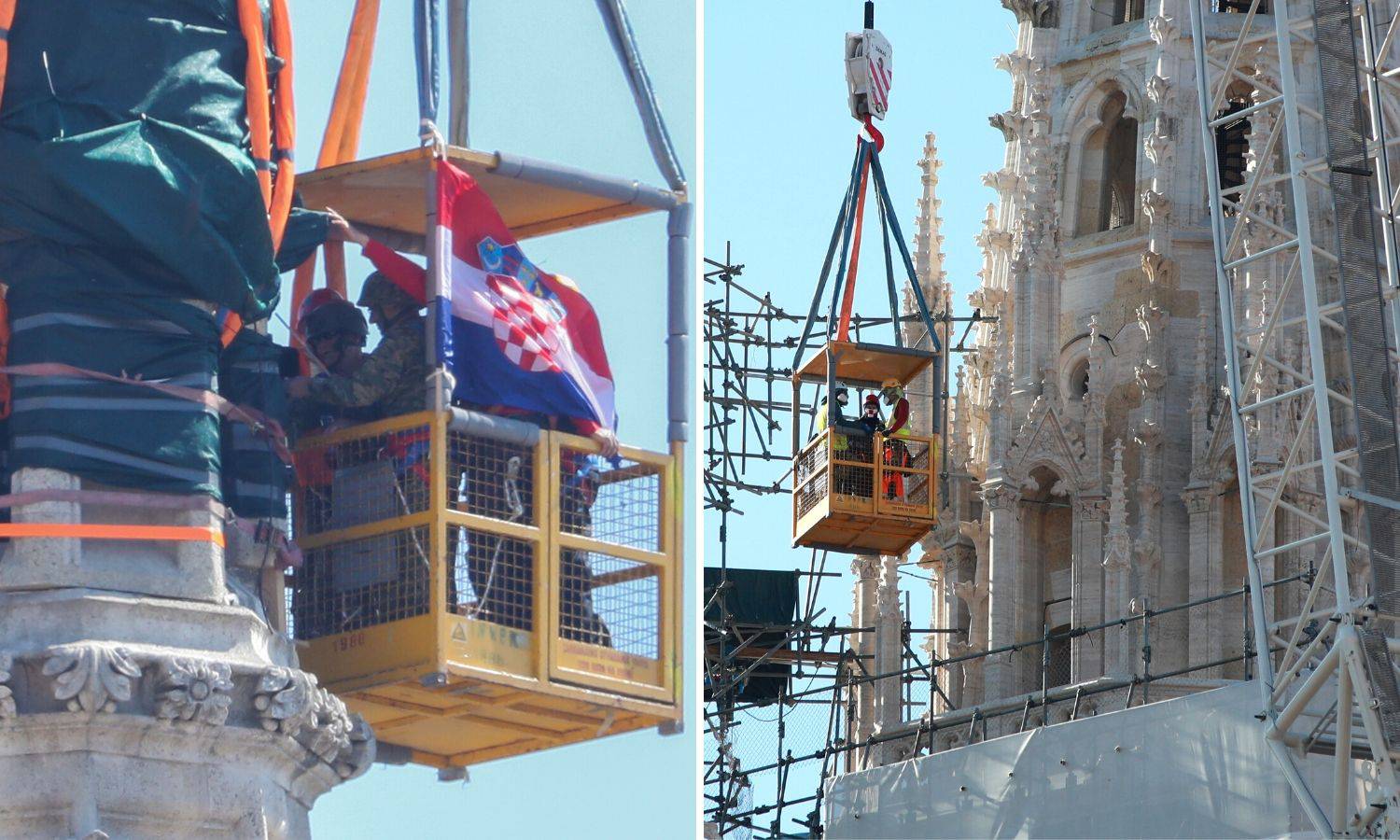 Detonacija uspjela: Odvojili su dio tornja i spustili ga na tlo