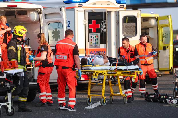 Zagreb: U blizini naplatne postaje Sveta Helena održana je vježba "Sigurnost 25"