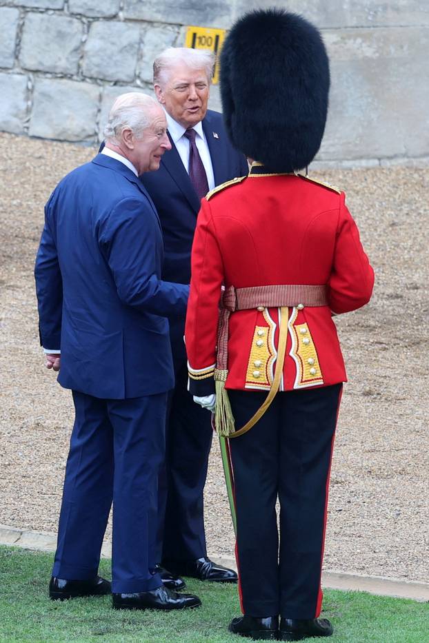 U.S. President Trump makes second state visit to Britain