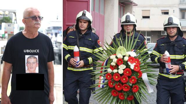 Otac stradalog vatrogasca (17) ima majicu s natpisom Ubojice