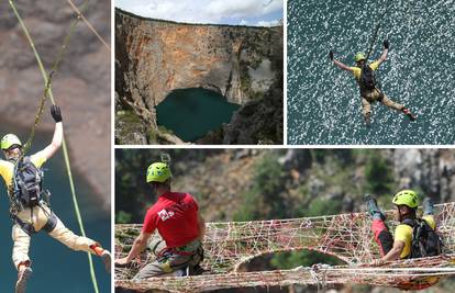 Sunovrat od 528 m: Skakali u Crveno jezero vezani užetom