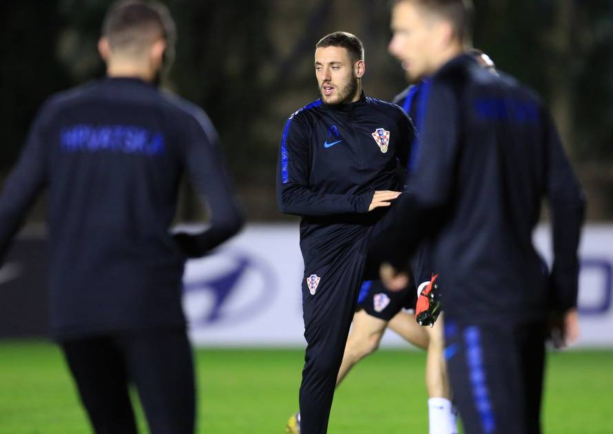 Zagreb: Hrvatska nogometna reprezentacija odradila trening
