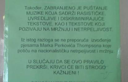 U školi zabranili slušanje Thompsona i narodnjaka