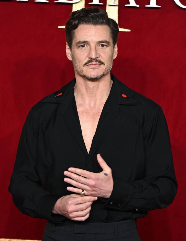 LONDON, UK. 11th Nov, 2024. Pedro Pascal attends "Gladiator II" The Royal Film Performance And Global Premiere at ODEON Luxe, Leicester Square in London, UK. (Photo by 李世惠/See Li/Picture Capital) Credit: See Li/Picture Capital/Alamy Live News