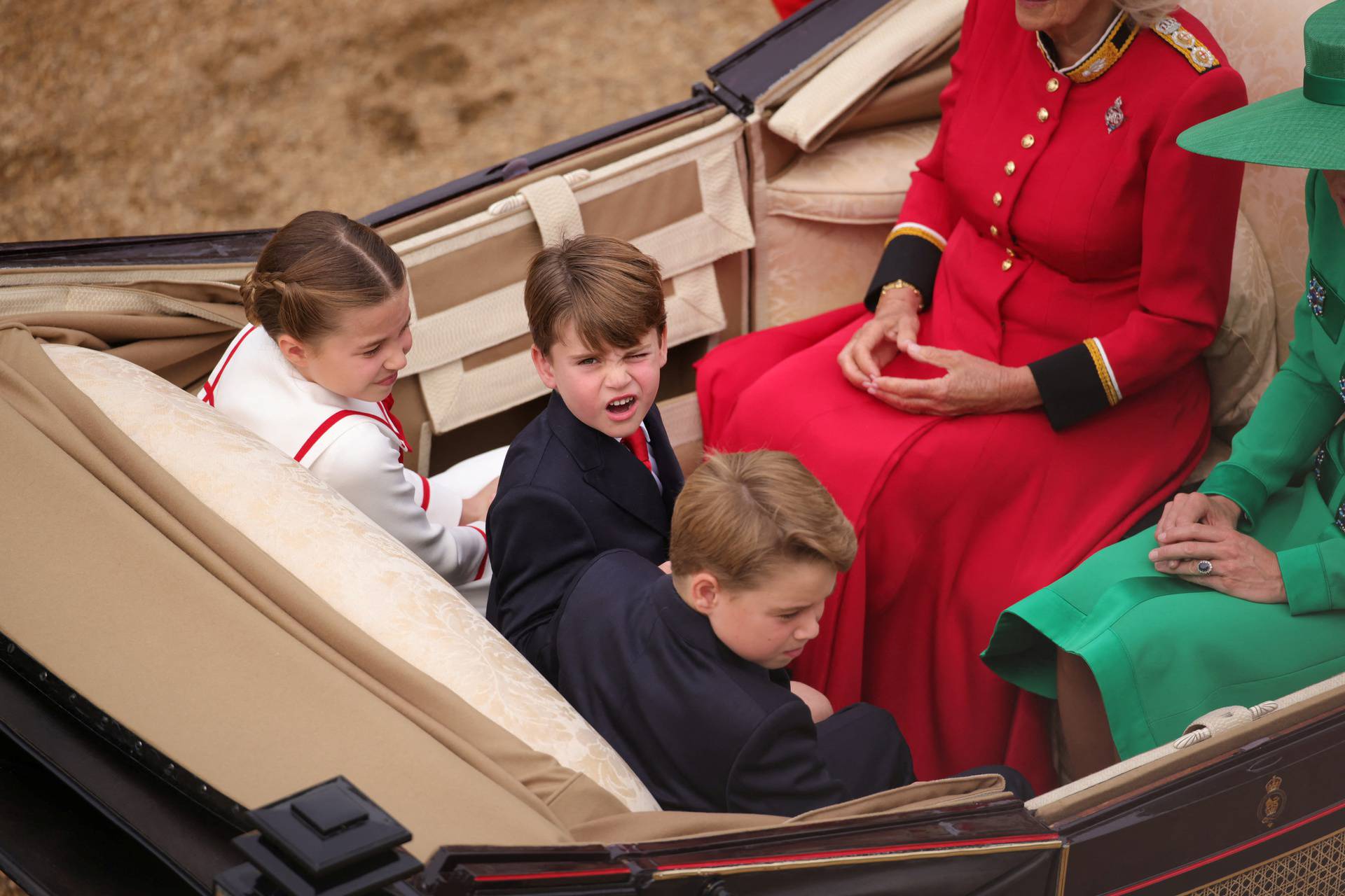 Trooping the Colour parade to honour Britain's King Charles on his official birthday, in London