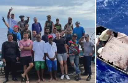 Zadarski pomorci spasili ribare usred Pacifika: 'Plutali su 30 dana, bili su na izmaku snaga'