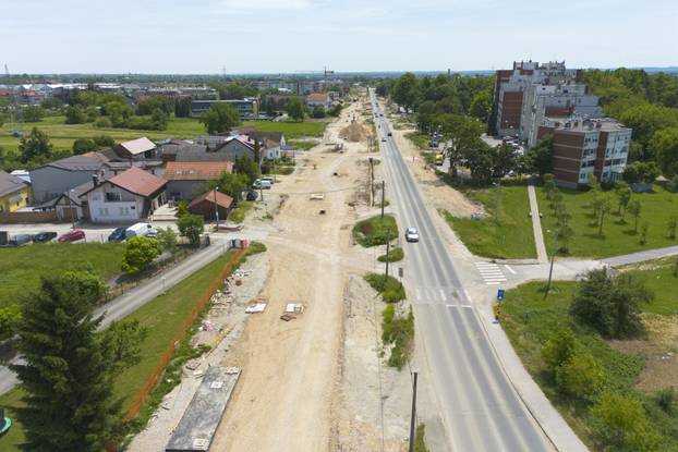 Zagreb: Radovi u Sarajevskoj snimljeni iz zraka
