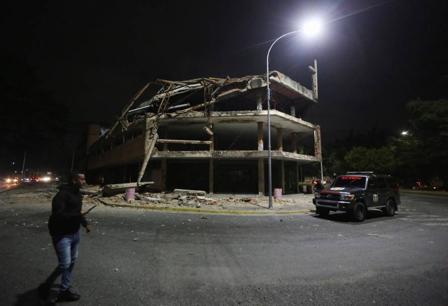 Aftermath of an earthquake in Valencia