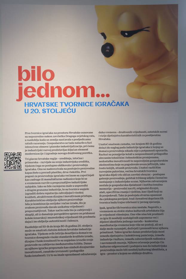 Zagreb: Izlozba 'Bilo jednom... Hrvatske tvornice igračaka u 20. stoljeću' 