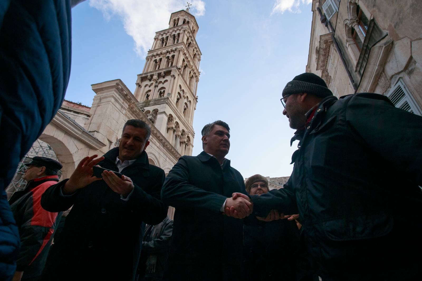 Predsjednički kandidat Zoran Milanović posjetio je Split i družio se s građanima