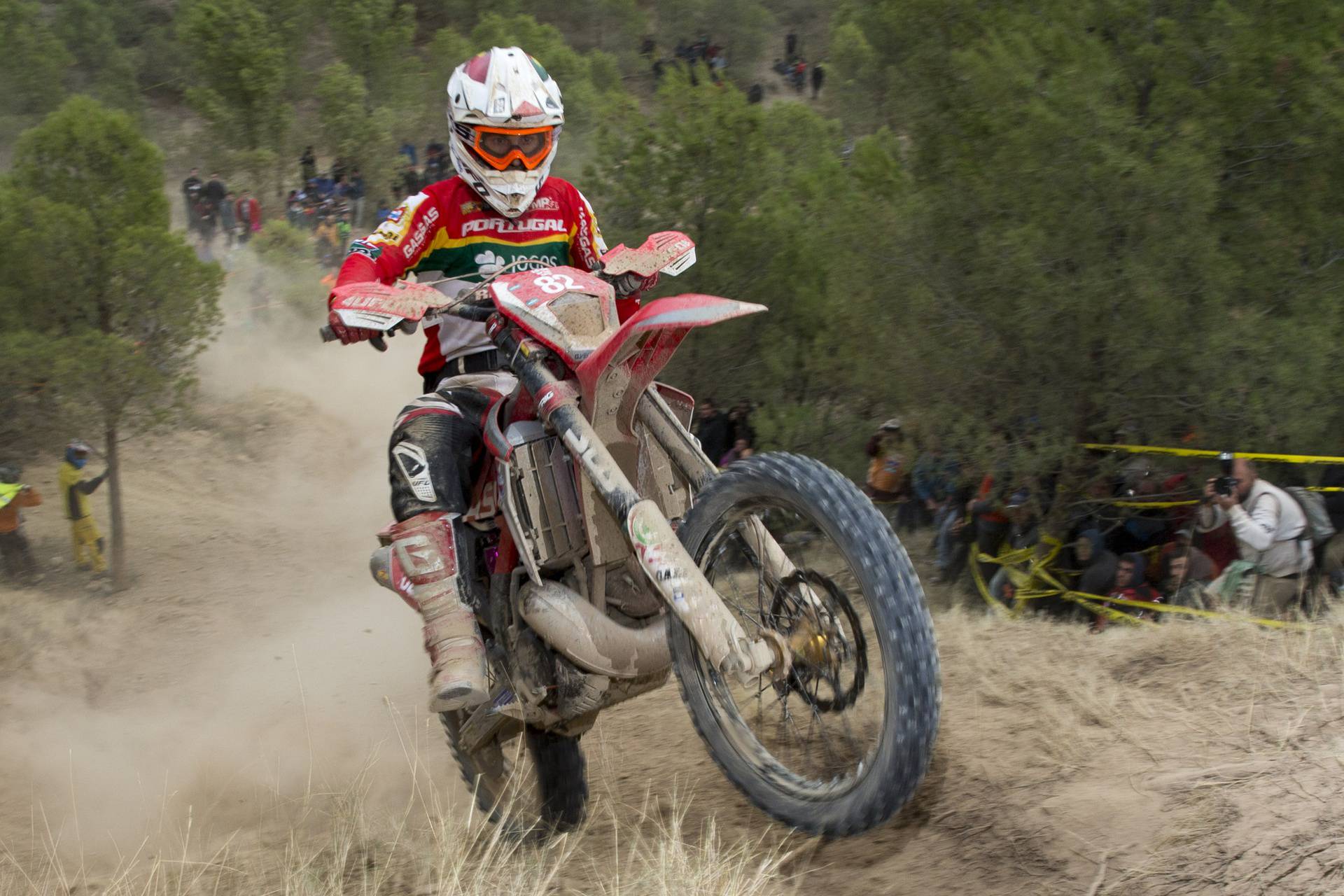 Second day of Fim International six days of enduro 2016 in Navarra