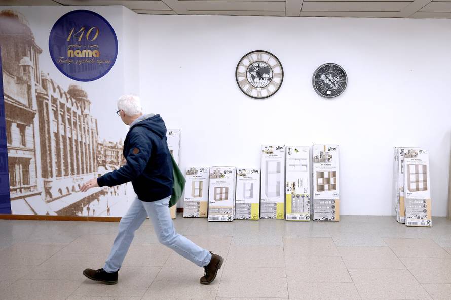 Zagreb: Posljednji radni dan kultne zagrebačke robne kuće Nama u Ilici