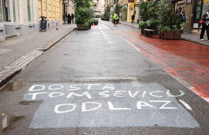 FOTO Ponovili grafit protiv Tomaševića, ali i istu grešku