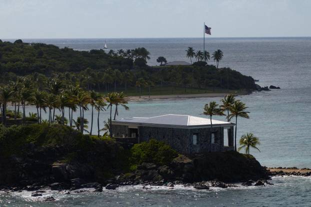 Little Saint James, the small private island formerly owned by the late financier Jeffrey Epstein