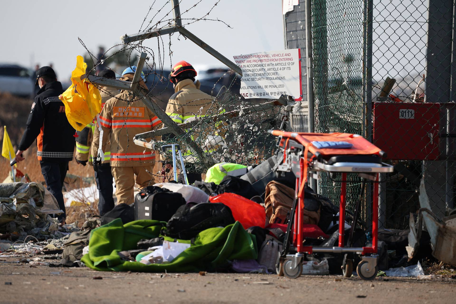 Aircraft crash in South Korea