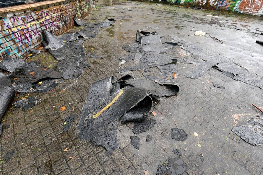 Zagreb: Usljed  jakog nevremena oštećen i Dom Dražena Petrovića