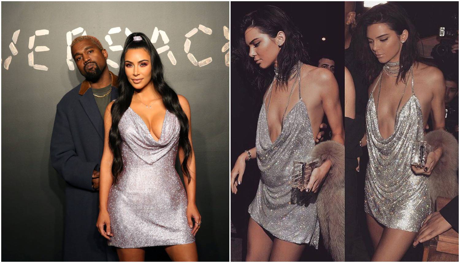 Kojoj bolje stoji? Kim kopirala srebrnu haljinu sestre Kendall