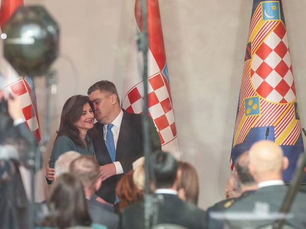 Zagreb: Sanja Musić Milanović uz svog supruga Zorana na inauguraciji