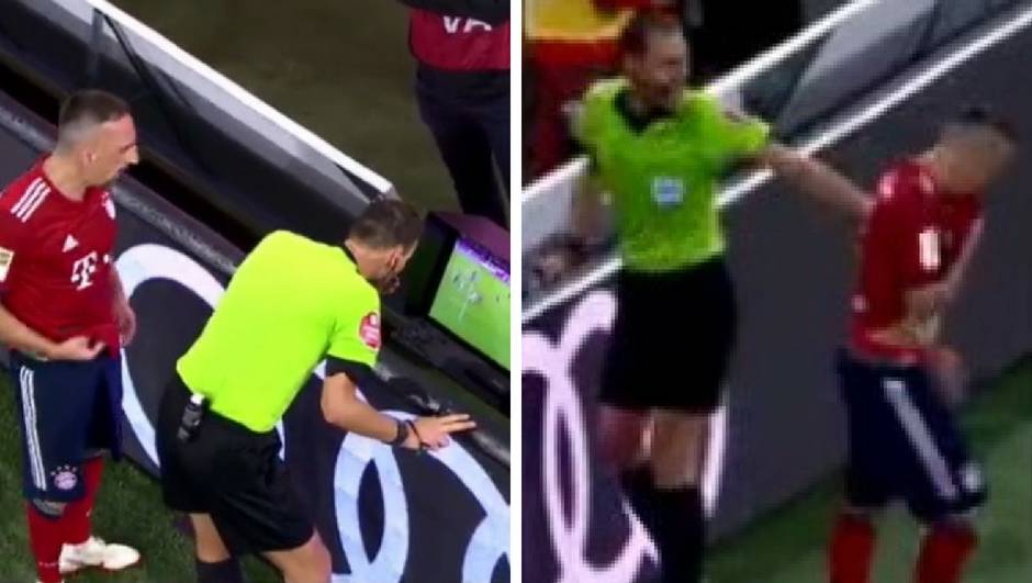 Bjež' odavde: Ribery gurao nos gdje ne treba, sudac ga gurnuo