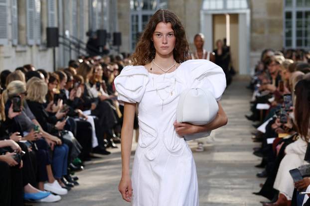 Gabriela Hearst Womenswear Spring/Summer 2026 collection during Paris Fashion Week