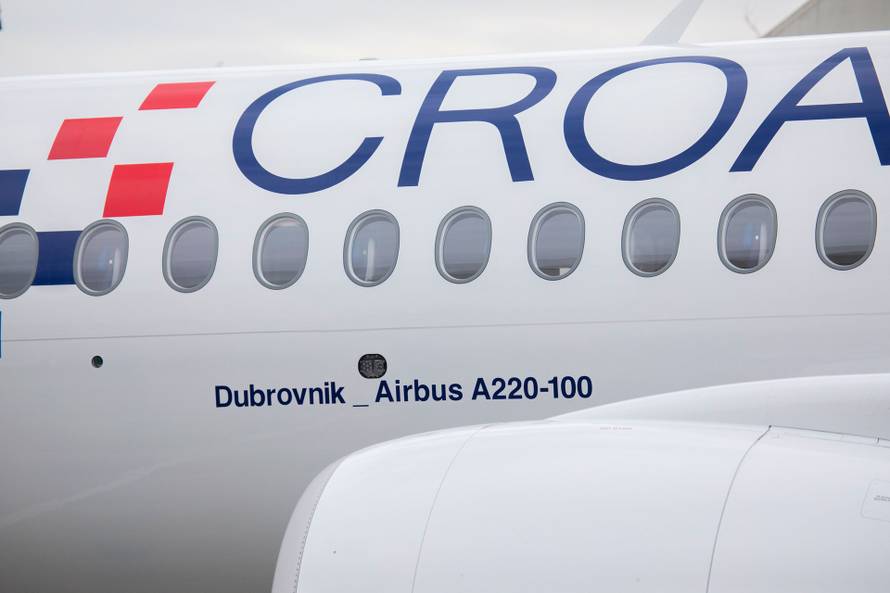 FOTO Croatia Airlines ima novi Airbus, nazvali ga 'Dubrovnik'