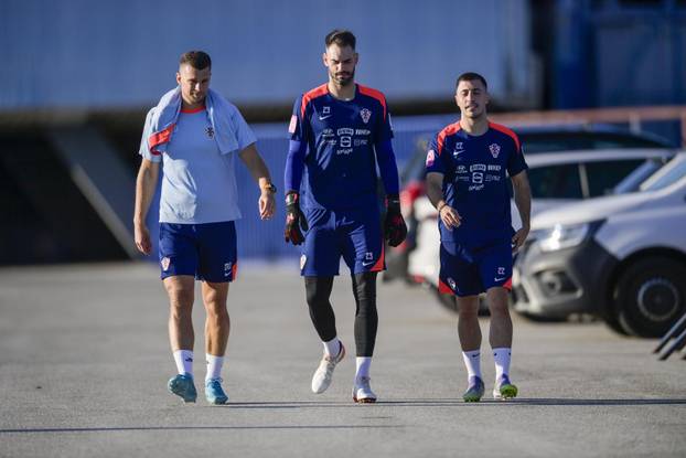 Zagreb: Trening hrvatske nogometne reprezentacije