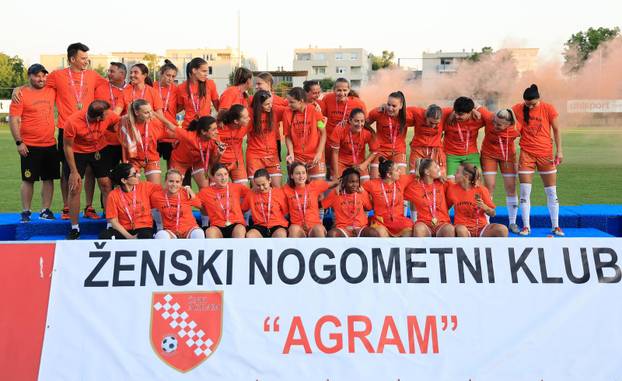 Nogometašice Agrama prvi put u povijesti osvojile naslov prvakinja Hrvatske