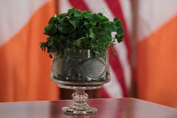 St. Patrick's Day reception at the White House, in Washington