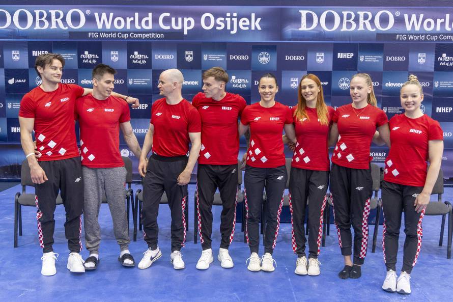 Konferencija za medije gimnastičkog natjecanja DOBRO World Cupa Osijek