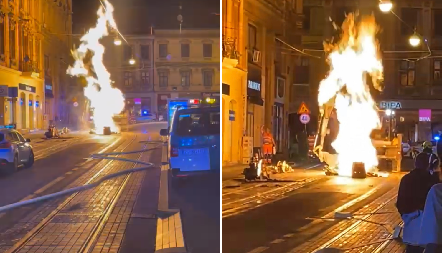 Pogledajte snimke užasa u Zagrebu, vatra u Frankopanskoj zahvatila zgradu: 'Bježi odavde'